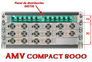 AMV COMPACT 8000 + AMV DIST30 - 8000W con panel de distribución de hasta 12 salidas